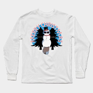 Snowman Long Sleeve T-Shirt